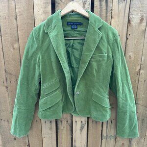 Ralph Lauren Green Corduroy Blazer